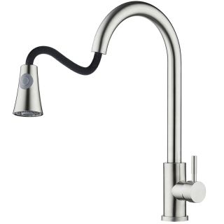 Смеситель для кухни Orange Steel M99-120st Сталь